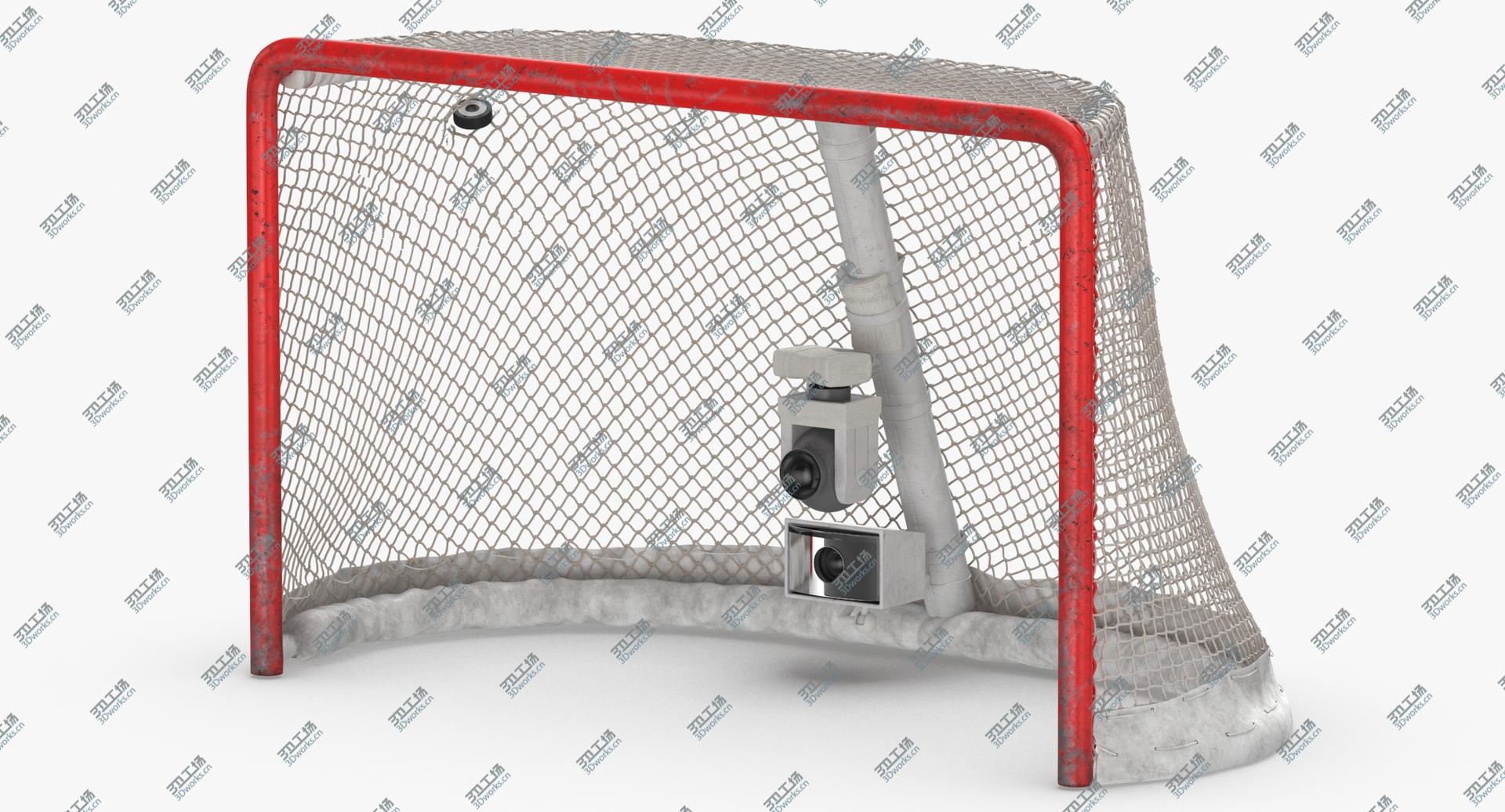 images/goods_img/20210319/3D Ice Hockey Goal With Puck Ripping Net Top 01 model/3.jpg